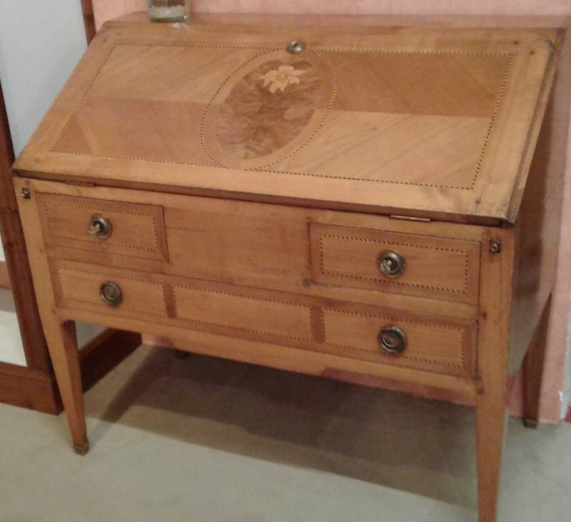 secrétaire bois de rose