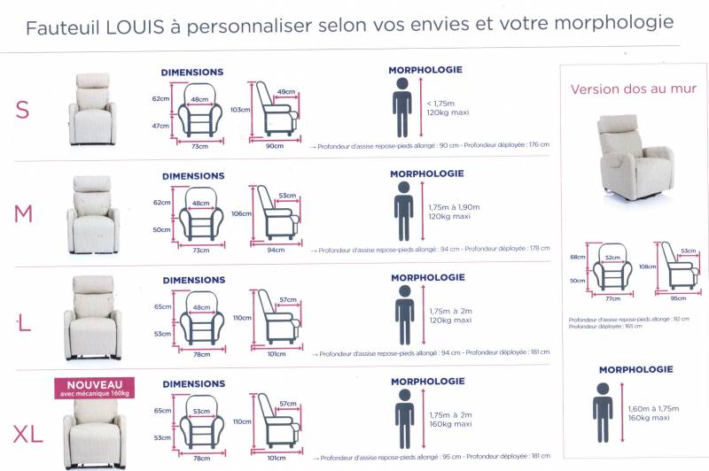 LOUIS relax et releveur 