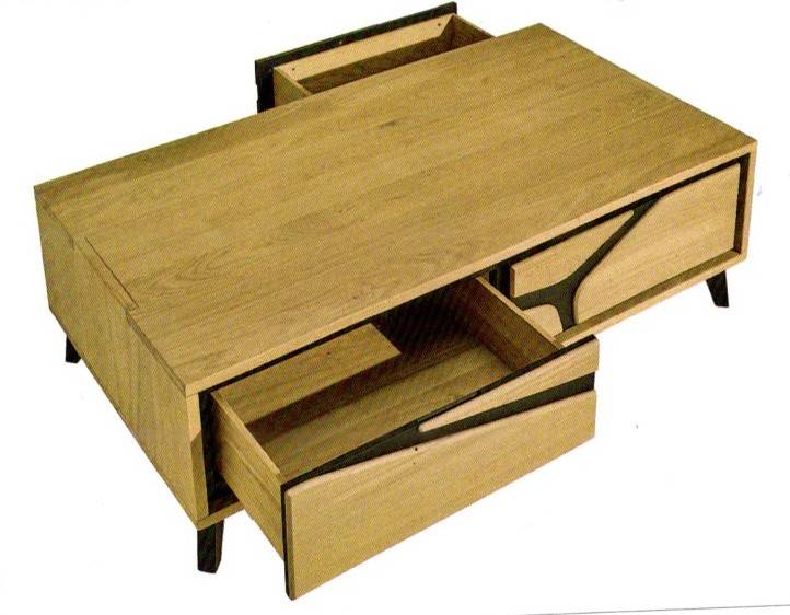 ENSEMBLE en CHÊNE, Collection NEO dans notre magasin à la Bastide Des Jourdans