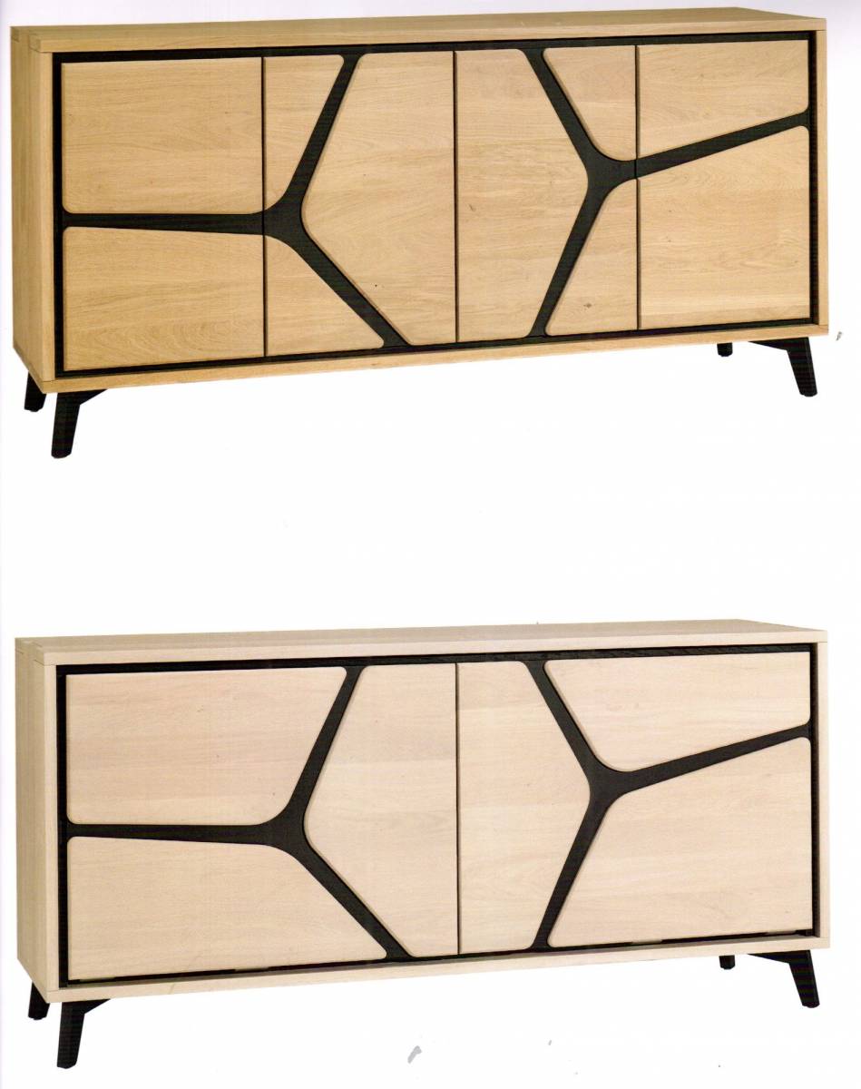 ENSEMBLE en CHÊNE, Collection NEO dans notre magasin à la Bastide Des Jourdans