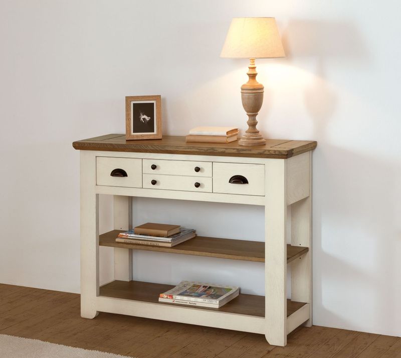 Console en Chêne massif