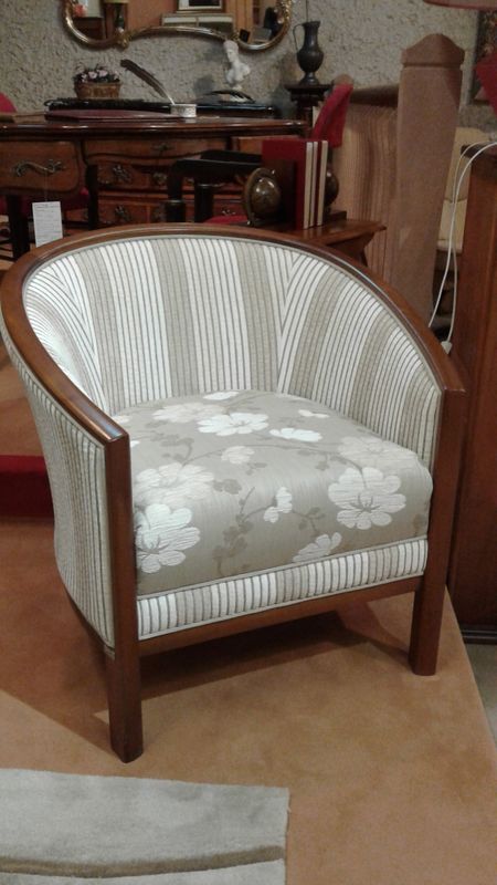 bergère tapissée 