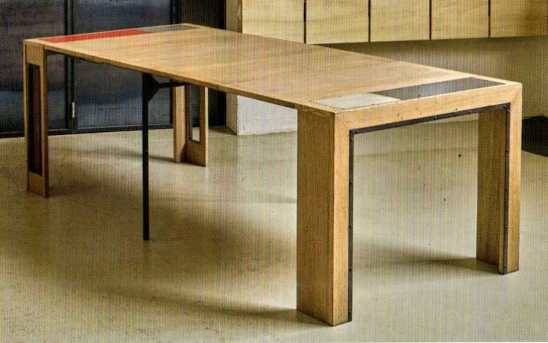 Table pliante en console