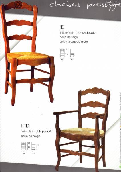 Chaises Rustiques à Pertuis